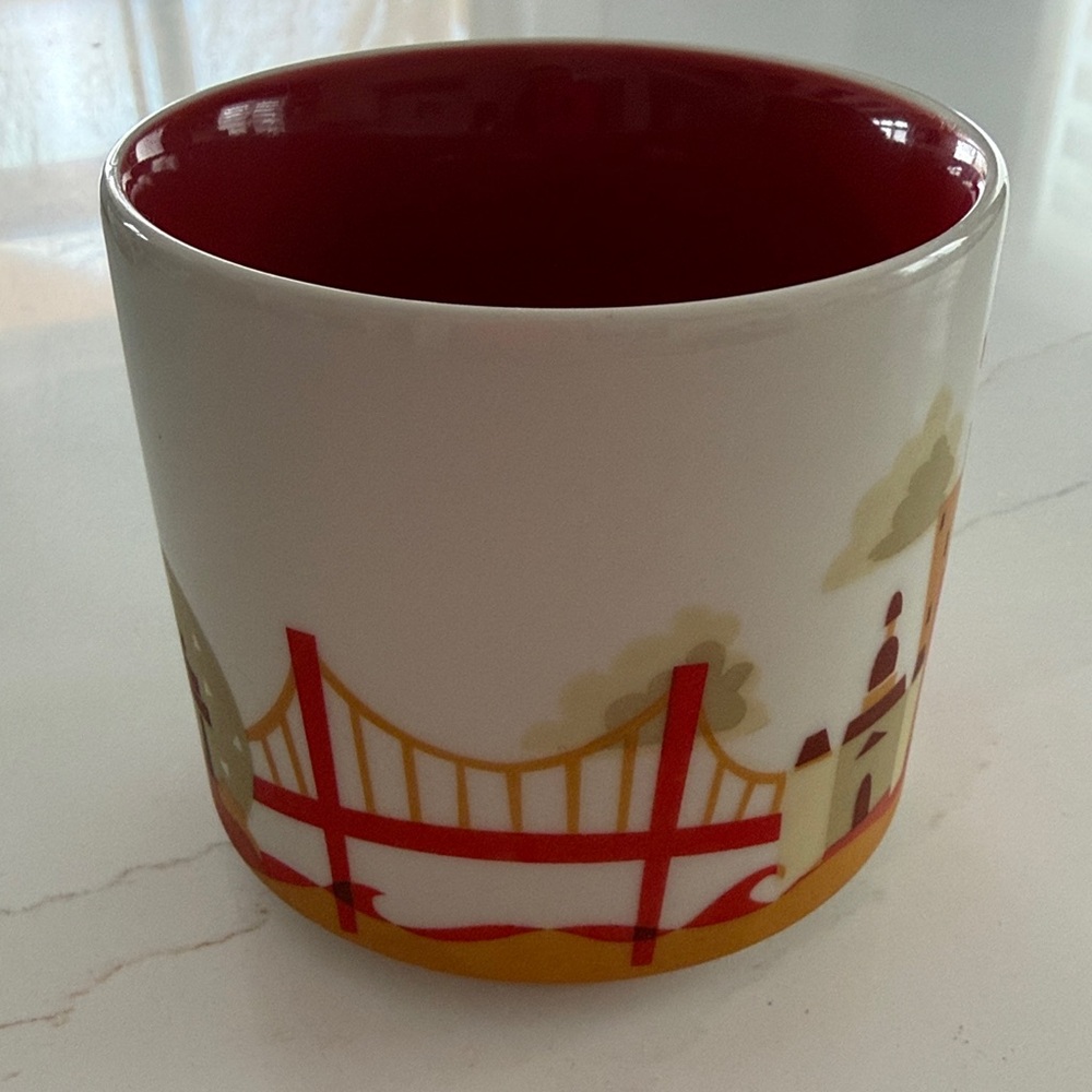 Starbucks ‘You are Here’ Collectors Mug- Montréal Skyline Mug - Red and White - Picture 4 of 7